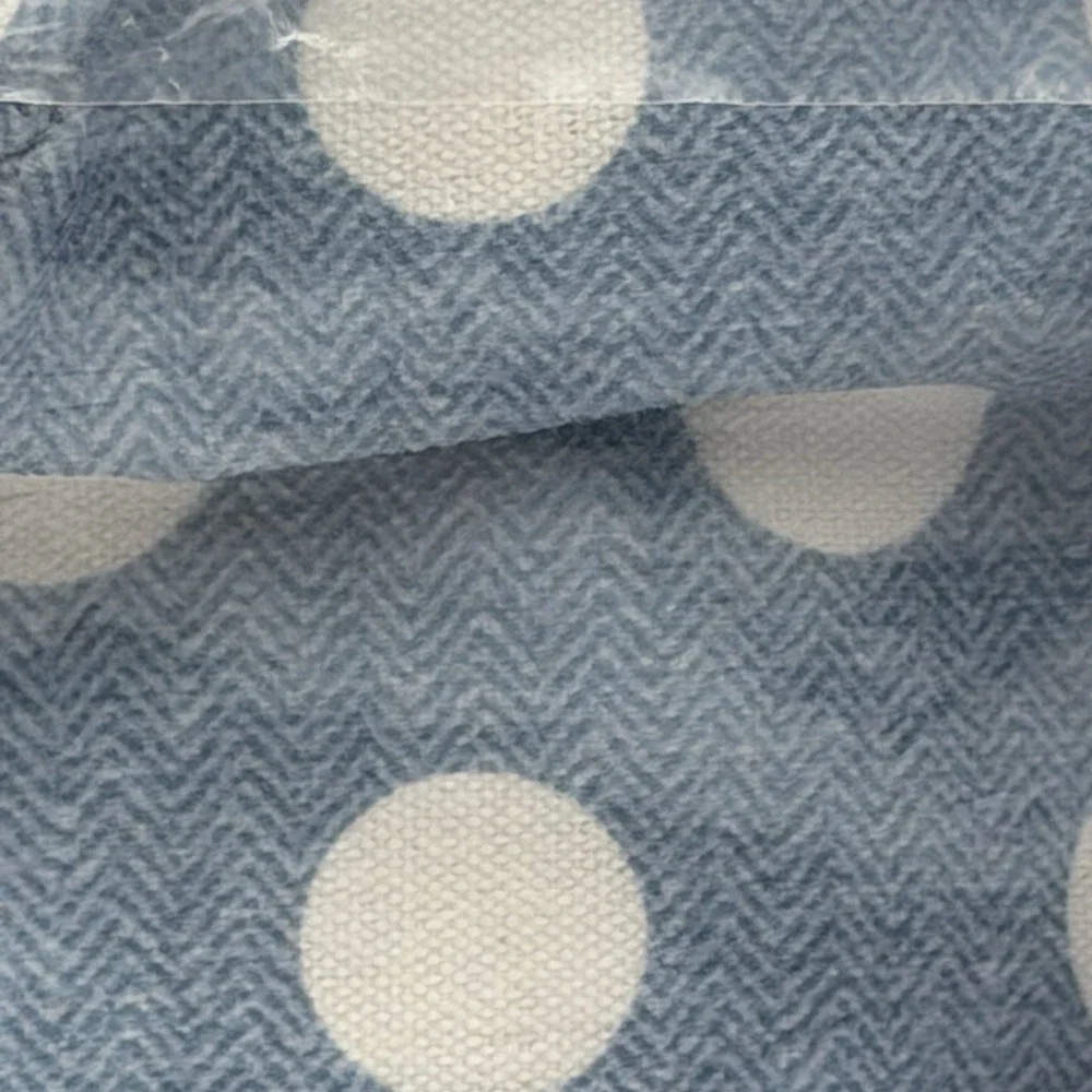Steel Mill & Co Storage Bin Set of 3 Blue Polka Dot‎